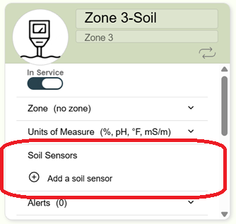 Connect to Soil Device Card Connect to Soil Device Card
