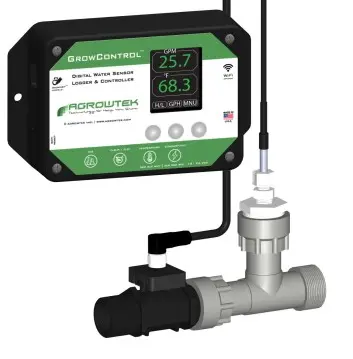 Liquid Water Flow & Temperature Meter (SXF with Sensors, No Display, No Temperature Manifold)