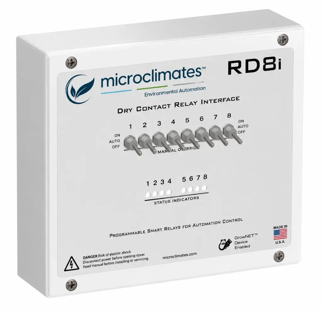 8-Contact Relay with Switches & LEDs