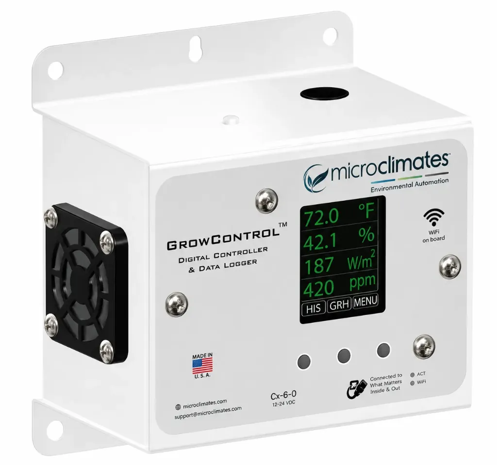 Digital Indoor Environment Monitor, Logger & Controller