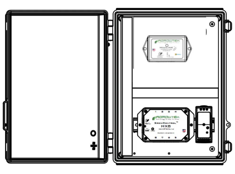 Agrowtek Modbus Hub Equipment Enclosure 