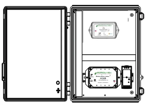 Agrowtek Modbus Hub Equipment Enclosure 
